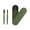 Green, variant on Reusable Silicone Eyelash and Eyebrow Brush with ABS Handle and Portable Design for Makeup Application and Cleaning