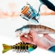 thumbnail image 2 of Señuelo De Pesca De 7 Segmentos Para Agua Salada Y Agua Dulce, Atrayente De Peces Realista Para Pescadores Jóvenes Y Adultos, 2 of 5