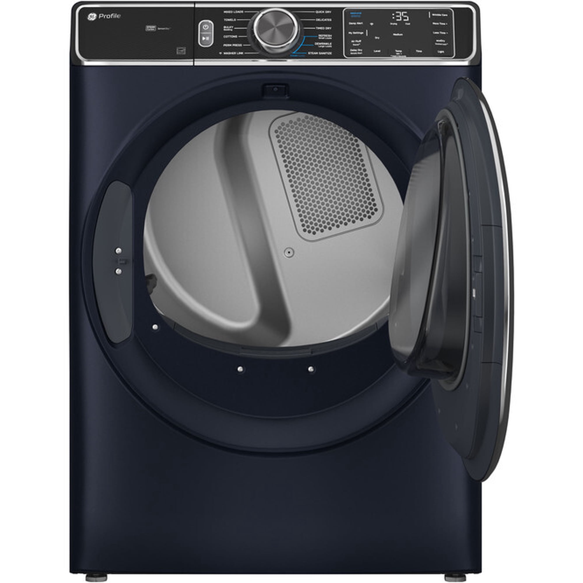 Ge Profile Pfd87gs 28" Wide 7.8 Cu. Ft. Energy Star Certified Gas Dryer - Blue