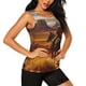 thumbnail image 2 of Balery Western Desert Cowboy Cloud Camiseta sin mangas estampada ligera para mujer, tops de entrenamiento sin mangas, camisetas de yoga transpirables de secado rápido.-Medium, 2 of 7