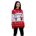 thumbnail image 1 of Chandail de Noël Pls Fix Thx pour Femmes, Chandail Ugly Christmas, 1 of 3