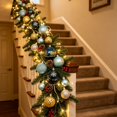 thumbnail image 6 of Christmas Tree Hanging Ornament Set Shatterproof Plastic Assorted Decorative Blue Gold, 6 of 6