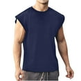 thumbnail image 2 of Teissuly Men's Summer Fashion Expanded Shoulder Casual Sports Casual Sleeveless T-Shirt Vest, 2 of 5