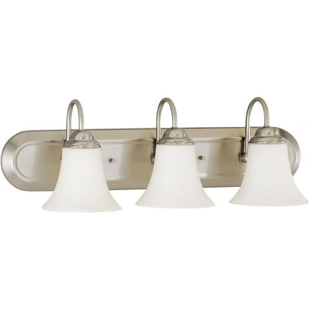 Nuvo Dupont ES - 1 Light Vanity w/ Satin White Glass - 13w GU24 Lamp Included