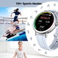 thumbnail image 2 of Smart Watches for Women, 1.27" HD Touchscreen Fitness Tracker with Bluetooth Calls, 100+ Sport Modes Ladies Smart Watch, IP68 Waterproof Fitness Activity Tracker, 2 of 7