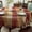 Red, variant on Valentines Day Round Tablecloth 60 Inch for 14th February Romantic Hearts Decorative Table Cloth Table Covers with Washable Polyester for Home Kitchen Dining Table Outdoor Wedding Party