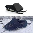 thumbnail image 4 of Waterproof Snowmobile Cover Dustproof Anti-UV Protection for Trailering Winter Use Motorcycle Outdoor Black 145cm, 4 of 5