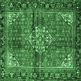 thumbnail image 1 of Ahgly Company Indoor Square Persian Emerald Green Traditional Area Rugs, 5' Square, 1 of 4
