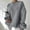 Grey, variant on Hauaitttt Womens Oversized Sweatshirts Hoodies Crew Neck Pullover Sweaters Casual Comfy Fall Fashion Outfits Clothes 2 Designer Sweats Women Light Sweatshirts Women Jacket Women Distressed Hoodie