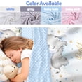 thumbnail image 3 of Kainsy Custom Name Toddler Nap Mat for Daycare Cot Bedding - Personalized Baby Boys Kids Nap Mats with Pillow Blanket Preschool Kindergarten Children Sleeping Bag Easy Carry Blue Elephant, 3 of 9