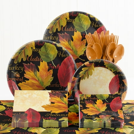Autumn Expressions Thanksgiving Tableware Kit