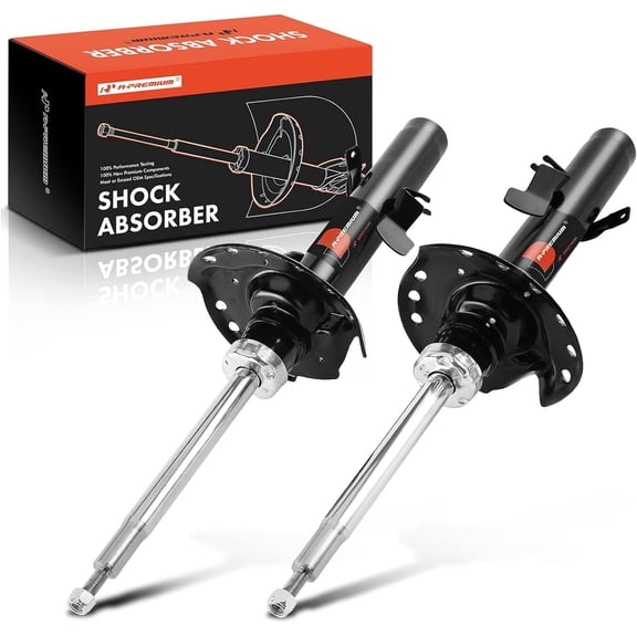 A-Premium Front Pair [2] Strut Assembly Compatible with Land Rover LR2 2008-2015, Driver and Passenger Side
