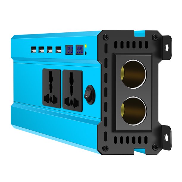 Inversor De Corriente Para Automóvil De 4000 W Led Dc 24 V A Ac 220 V Convertidor De Onda Sinusoidal Con 4 Interfaces Usb matsuzay VI008978-02