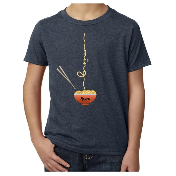 Mato & Hash Ramen Noodle Tshirts for Kids, Personalized Children