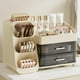 thumbnail image 1 of Organizador de maquillaje Aveniee con cajones para tocador, color crema blanco, 1 of 8