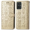 thumbnail image 1 of Funda Cartera FOXDOCK para Motorola Moto G55 , Flip PU con Relieve de Gatos y Perros, Tarjetero y Soporte, 1 of 6