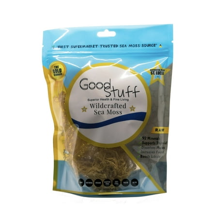 GoodStuff Health Wildcrafted Sea Moss, Plain, Raw, 4oz Bag