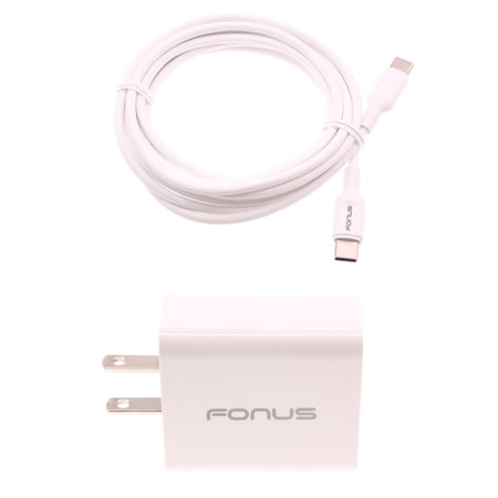 Fast Type-C 36W PD Home Charger for Motorola Moto G Play (2024) - 6ft Long Cable USB-C Power Cord QC3.0 Adapter Wall AC Plug B1D for Moto G Play (2024)
