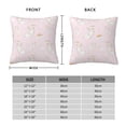 thumbnail image 2 of Pofeuu Rainboe And Rabbit Print Double-sided plush pillowcase Square Throw Pillow Covers Pillows Cover for Living Room Bedroom Sofa Couch Cushion Cover（No pillow core）-22"x22", 2 of 7