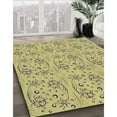thumbnail image 3 of Ahgly Company Machine Washable Indoor Rectangle Transitional Mustard Yellow Area Rugs, 7' x 10', 3 of 7