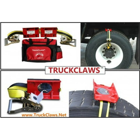 Truck Claws - Heavy Duty Emergency Tire Traction Cleats for Semi / Commercial (Best Heavy Duty Truck Tires)