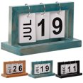 thumbnail image 2 of Coofit Table Calendar Creative Simple Desk Calendar Desk Decoration pour le bureau à domicile, 2 of 8