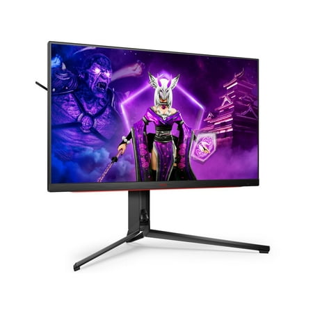 AOC - AG324UX 31.5" LCD 4K UHD Gaming Monitor - Black/Red
