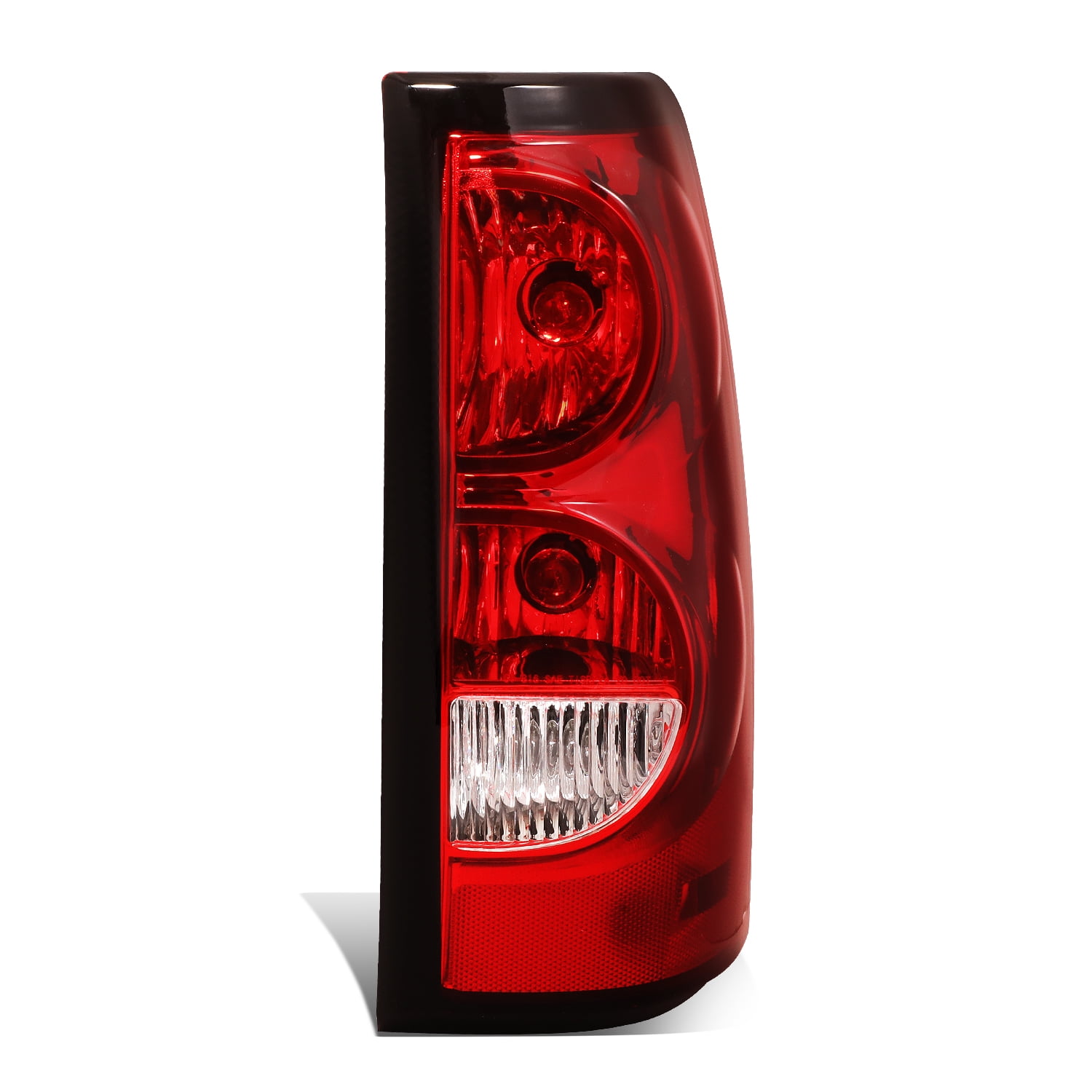 DNA Motoring TL-ZTL-003-RD-R For 2003 to 2007 Chevy Silverado 1500 HD 2500  HD 3500 Classic Passenger Side OE Style Red Lens Tail Light Rear Brake Lamp