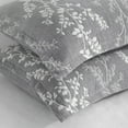 thumbnail image 4 of Ntbay 2 Pack Breathable Cotton Pillow Shams,3 Layer Muslin Decorative Pillow Covers with Envelope Closure, Queen Size, Gray Tree, 4 of 6