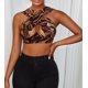 thumbnail image 1 of Camisetas sin mangas entrecruzadas para mujer, Tops sexis sin mangas con recortes de Color sólido en la parte delantera, ropa de calle para fiestas y discotecas, Tops con corpiño para mujer de verano Tan Jianjun  unisex, 1 of 2