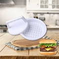 thumbnail image 3 of Plastic Burger Press Hamburger Meat Beef Grill Cooking Maker Kitchen Mold_wkMWL, 3 of 10