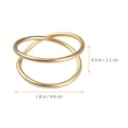 thumbnail image 2 of FELTECHELECTR Metal Spiral Napkin Rings 12Pcs Ideal for Creating a Warm Atmosphere at Baby Showers, 2 of 8