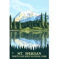 thumbnail image 2 of Art.com Mount Shuksan - North Cascades National Park, WA Art Print by Lantern Press, 12" x 18", 2 of 4