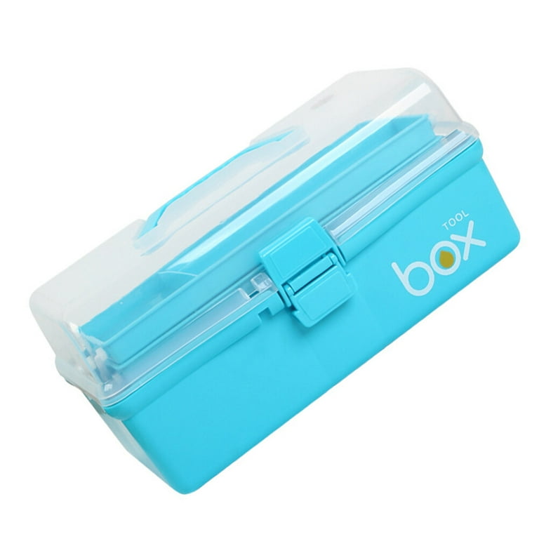 3-Layer Storing Box Multi-functional Storage Case Portable Painting Tool Box