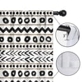 thumbnail image 4 of Blackout Kids Curtains,Boho Bohemia Geometric Line Art Childrens Insulated Curtains Set Of 2,Bedroom Essentials,Toddler Room Decor 52"x84"(132x213cm), 4 of 4