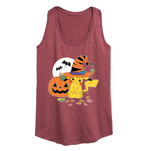 Pokémon - Witch Pikachu With Candy - Women's Racerback Tank Top