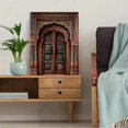 thumbnail image 5 of QISVANSET Intricate Indian Door Canvas Wall Art 15.75x11.81 Inches, 5 of 5