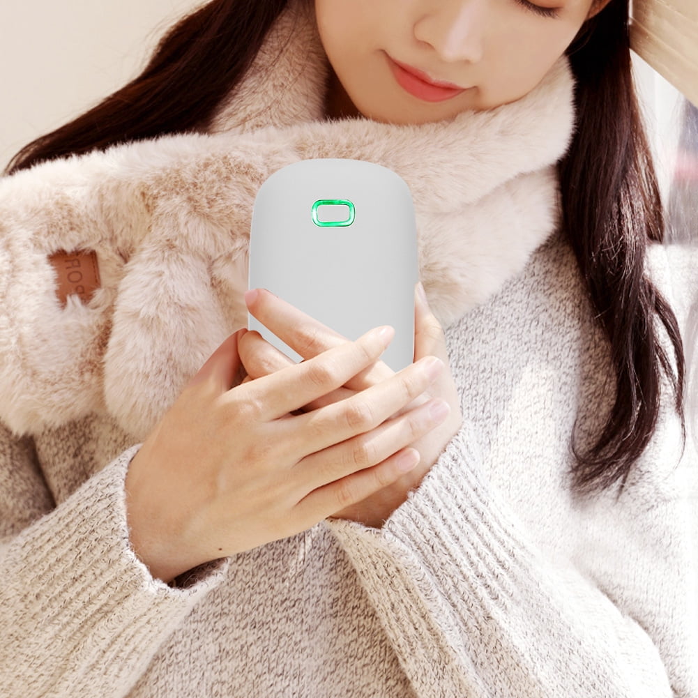 Sarapandan Mini Portable USB Charging Double-Sided Thermostatic Electric Hand Warmer HeaterGray