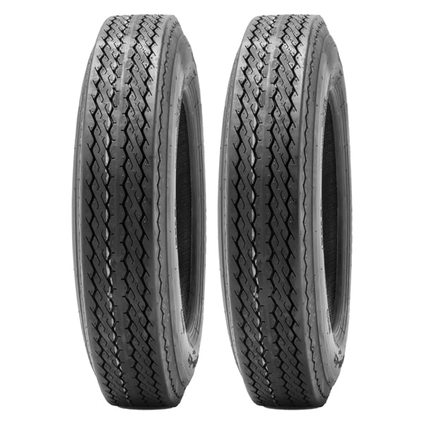 Set Of 2 4.8012 Trailer Tires Heavy Duty 6Ply 4.80x12 Trailer Tires
