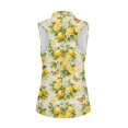 thumbnail image 2 of Whosucclay Lemon Butterfly Print Workout Tank Tops for Women for Ladies, Soft 1/4 Zipper Dry-Fit Ladies Shirts for Fitness Athletic Outdoor Golf, 2 of 8