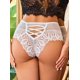 thumbnail image 1 of Tangas de encaje con cortes cruzados, bragas íntimas elásticas, transpirables y cómodas, lencería y ropa interior femenina., 1 of 5