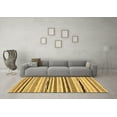 thumbnail image 3 of Ahgly Company Indoor Rectangle Abstract Brown Modern Area Rugs, 4' x 6', 3 of 4