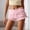 Pink, variant on Women Cute Ruffle Shorts Lace Pumpkin Pants Boyshorts Layered Bottoms Pettipants Ladies Shorts Pink M