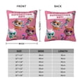 thumbnail image 3 of Super Kitties Throw Pillow Cover Decoration Pillow Case Cushion for Home Sofa Couch 16"x16", 3 of 7