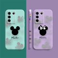 thumbnail image 5 of Case For VIVO S5 S6 S7 S9 S10 S15 S16 S16E T1 V15 V20 V23 PRO 5G Simple Liquid Silicone Case Anime Cute Mickey Minnie Mouse, 5 of 5