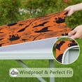 thumbnail image 6 of Spooky Season Elastic Edge Tablecloth 36x36 Inch Square - Halloween Themed Stretch Fit Perfect for Dining Table Protection, 6 of 6