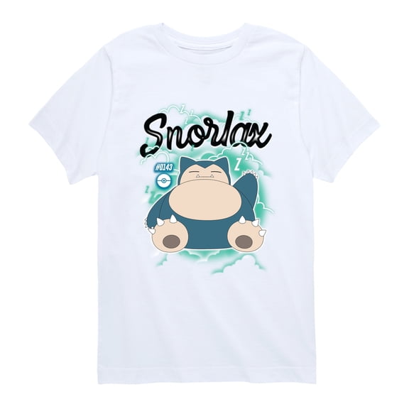 Pokémon - Snorlax Graffiti - Youth Boys Short Sleeve Graphic T-Shirt