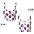 thumbnail image 5 of Naloa Cute Number 8 Sports Bras for Women, High Support Bra with Removable Pads, Comfortable - Large, 5 of 9