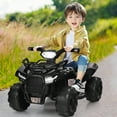 thumbnail image 2 of Costway 6V Kids ATV Quad Electric Ride On Car Toy Toddler w/LED Light&MP3 Black, 2 of 10