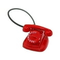 thumbnail image 2 of Kokiya 1/12 Dollhouse Retro Rotary Telephone Model Children Pretend Play for Red, 2 of 9